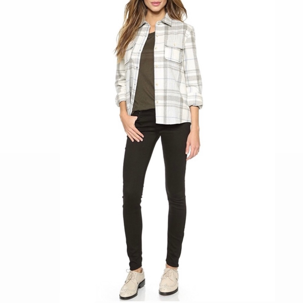 MOTHER the looker jeans in lies and shadows grey